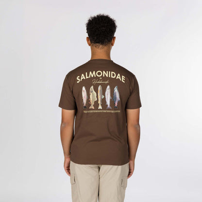 Snow Peak Northland Trout Dry T-Shirt - Brown