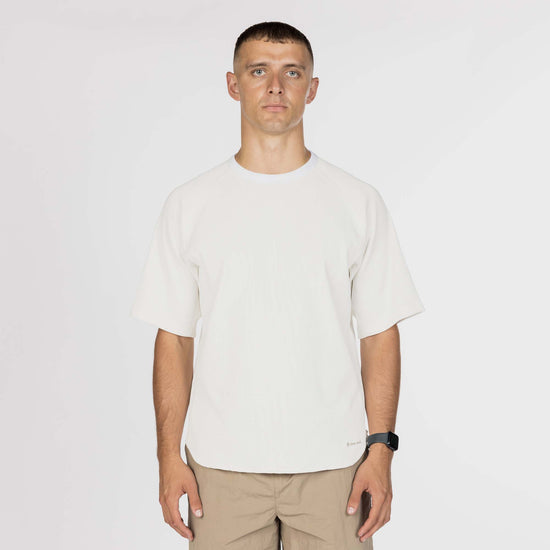 Snow Peak Dry Waffle T-Shirt - Off White