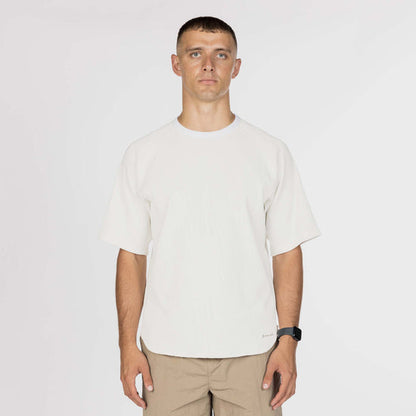 Snow Peak Dry Waffle T-Shirt - Off White