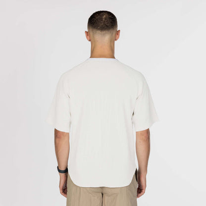 Snow Peak Dry Waffle T-Shirt - Off White