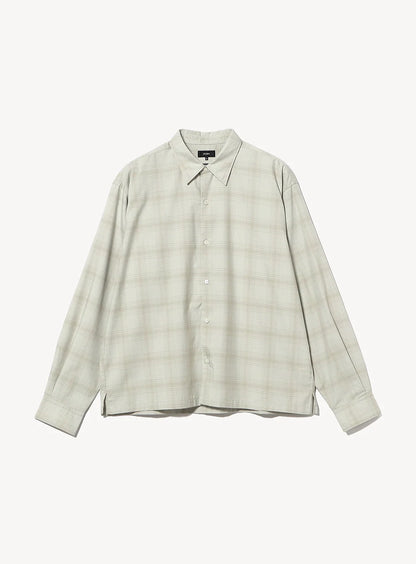 BEAMS Shadow Check Shirt - Ivory