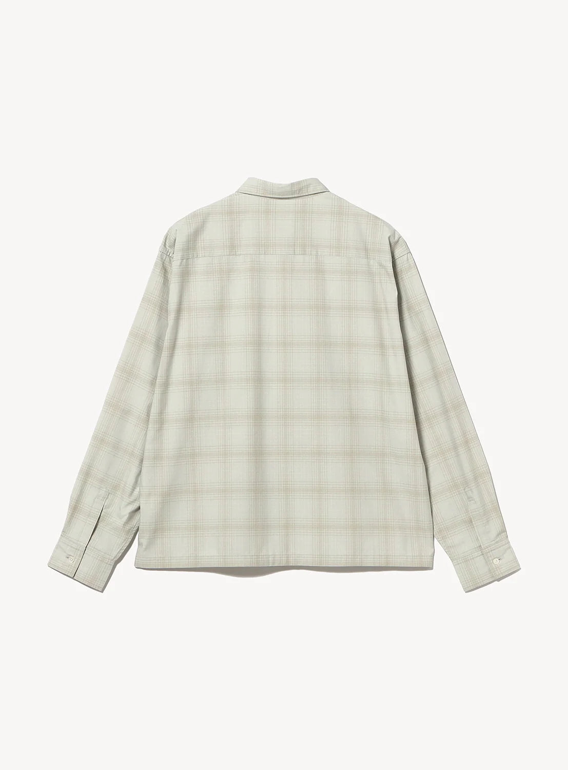 BEAMS Shadow Check Shirt - Ivory