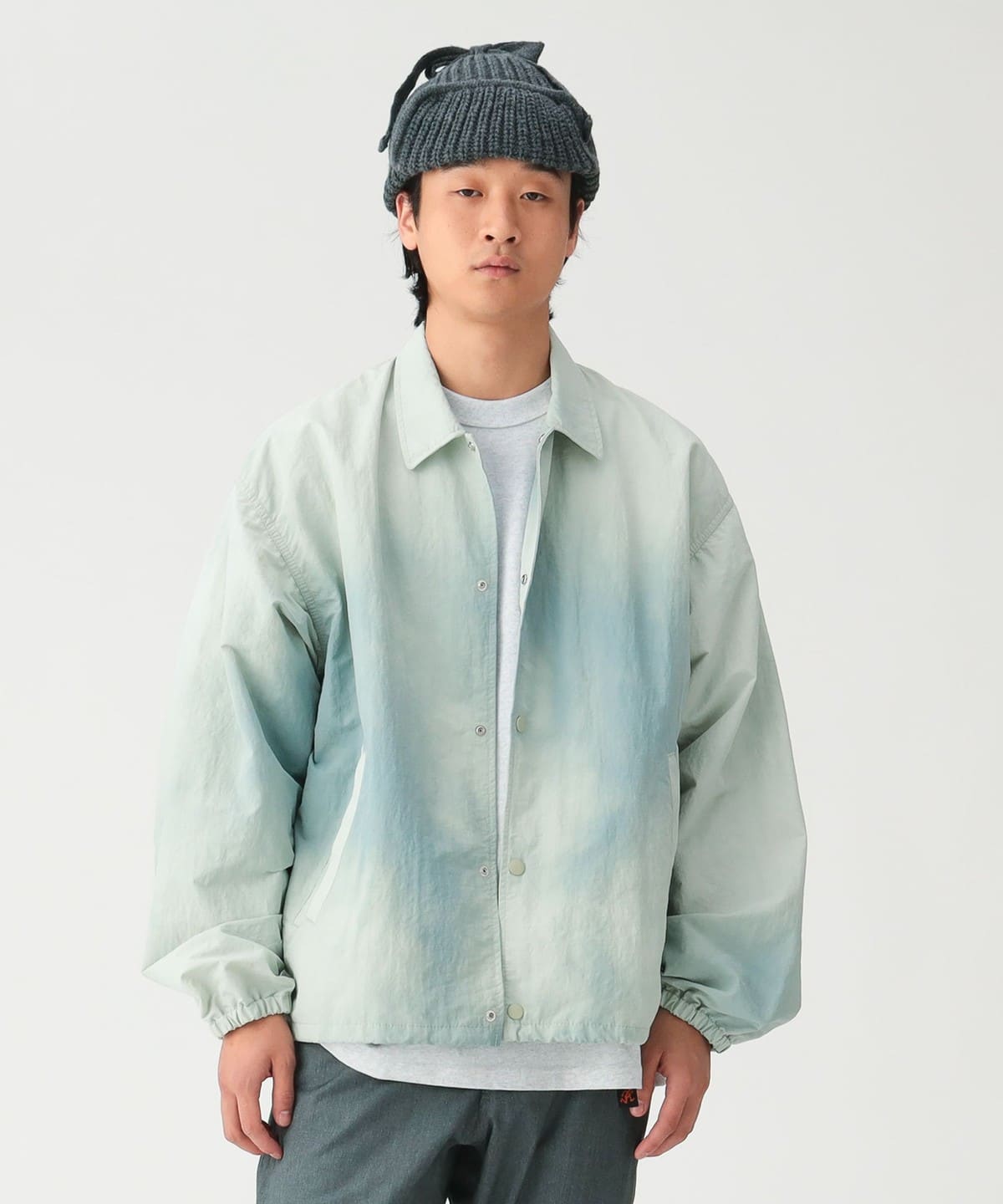 BEAMS Fade Coach Jacket - Sage
