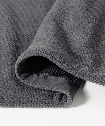 BEAMS Fleece Zip Blouson - Grey