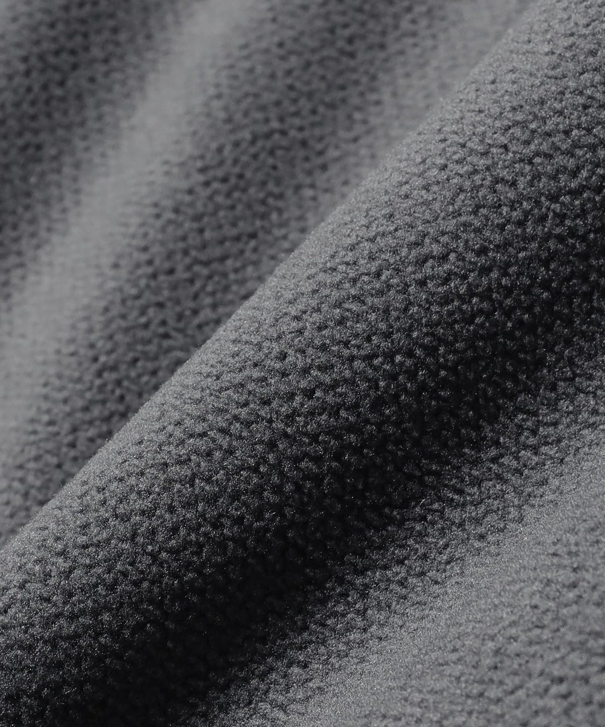 BEAMS Fleece Zip Blouson - Grey
