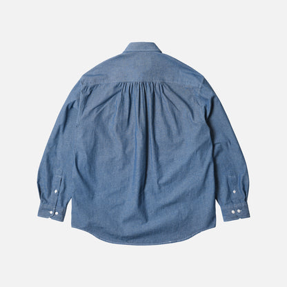 FrizmWorks Chambray Work Shirt - Blue