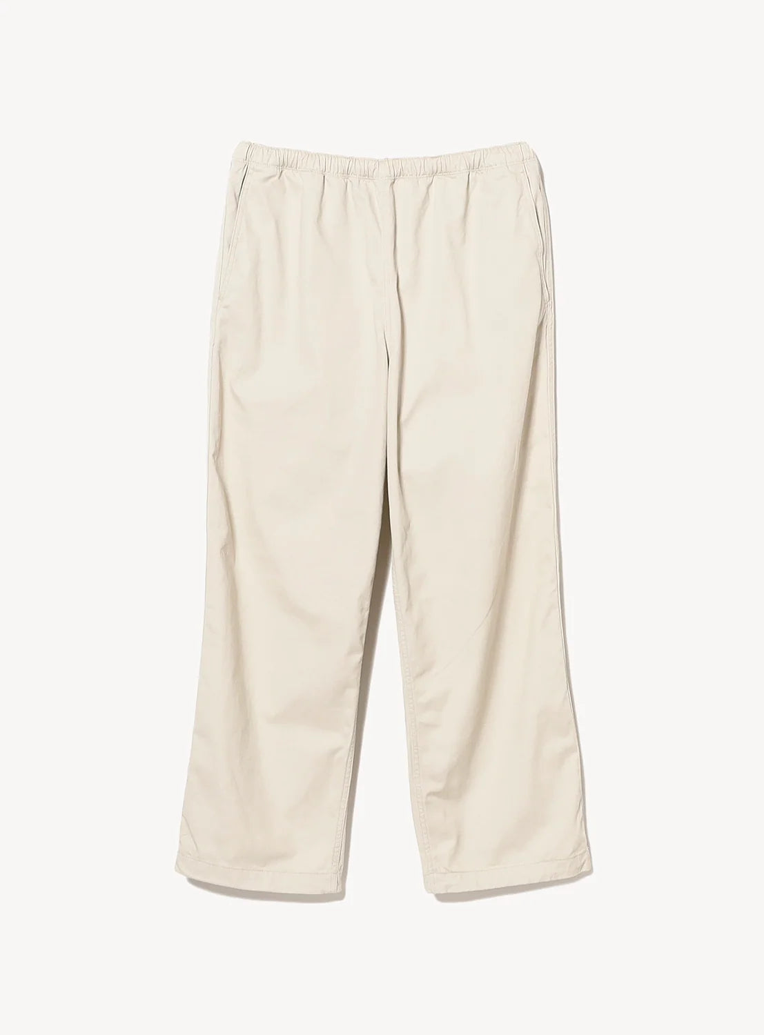 BEAMS Basic Twill Easy Pants - Ivory