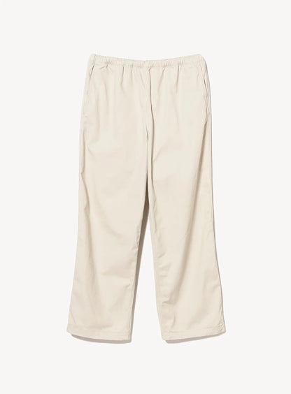 BEAMS Basic Twill Easy Pants - Ivory