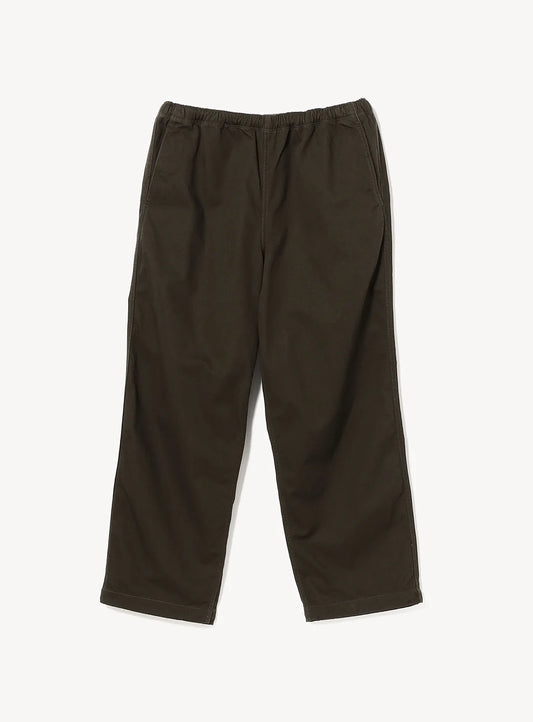 BEAMS Basic Twill Easy Pants - Dark Brown