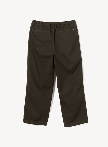 BEAMS Basic Twill Easy Pants - Dark Brown