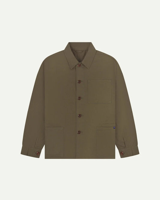 Uskees Button Engineer Jacket Dark Taupe #3040