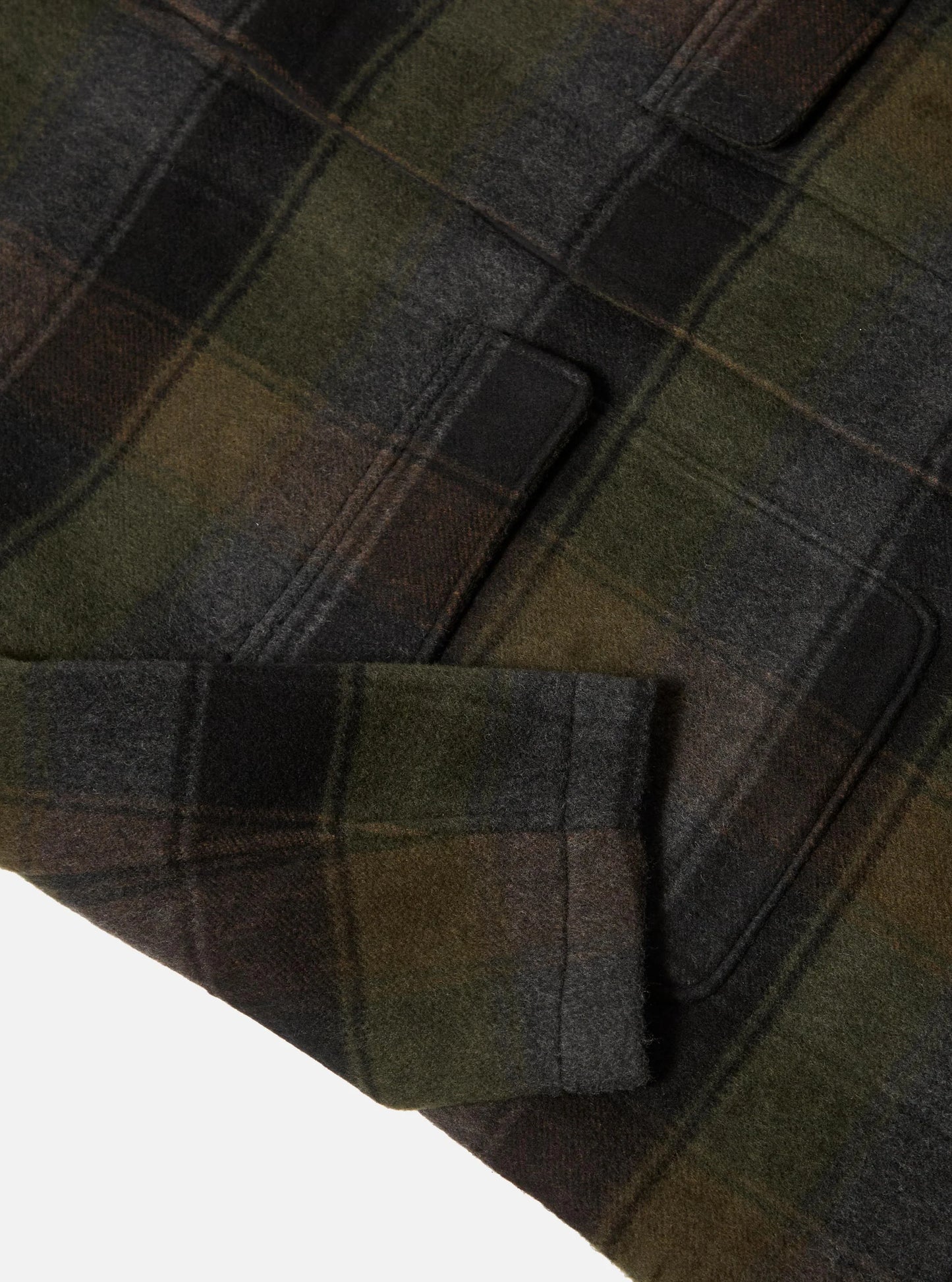 Black/Brown Berlin Wool Check Account Coat