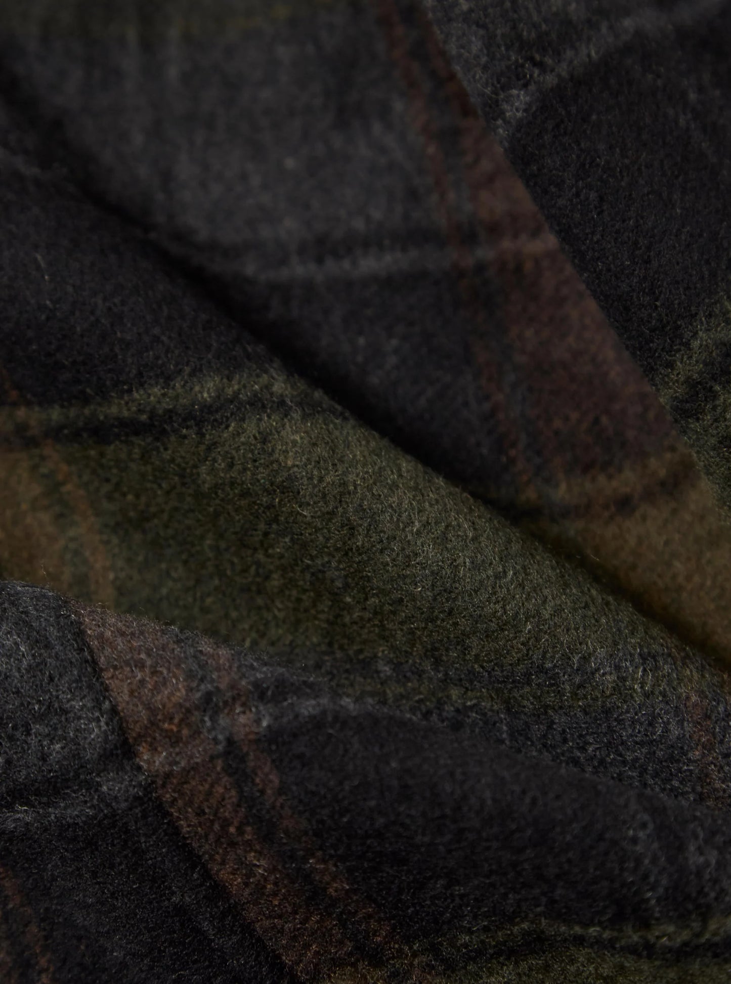 Black/Brown Berlin Wool Check Account Coat