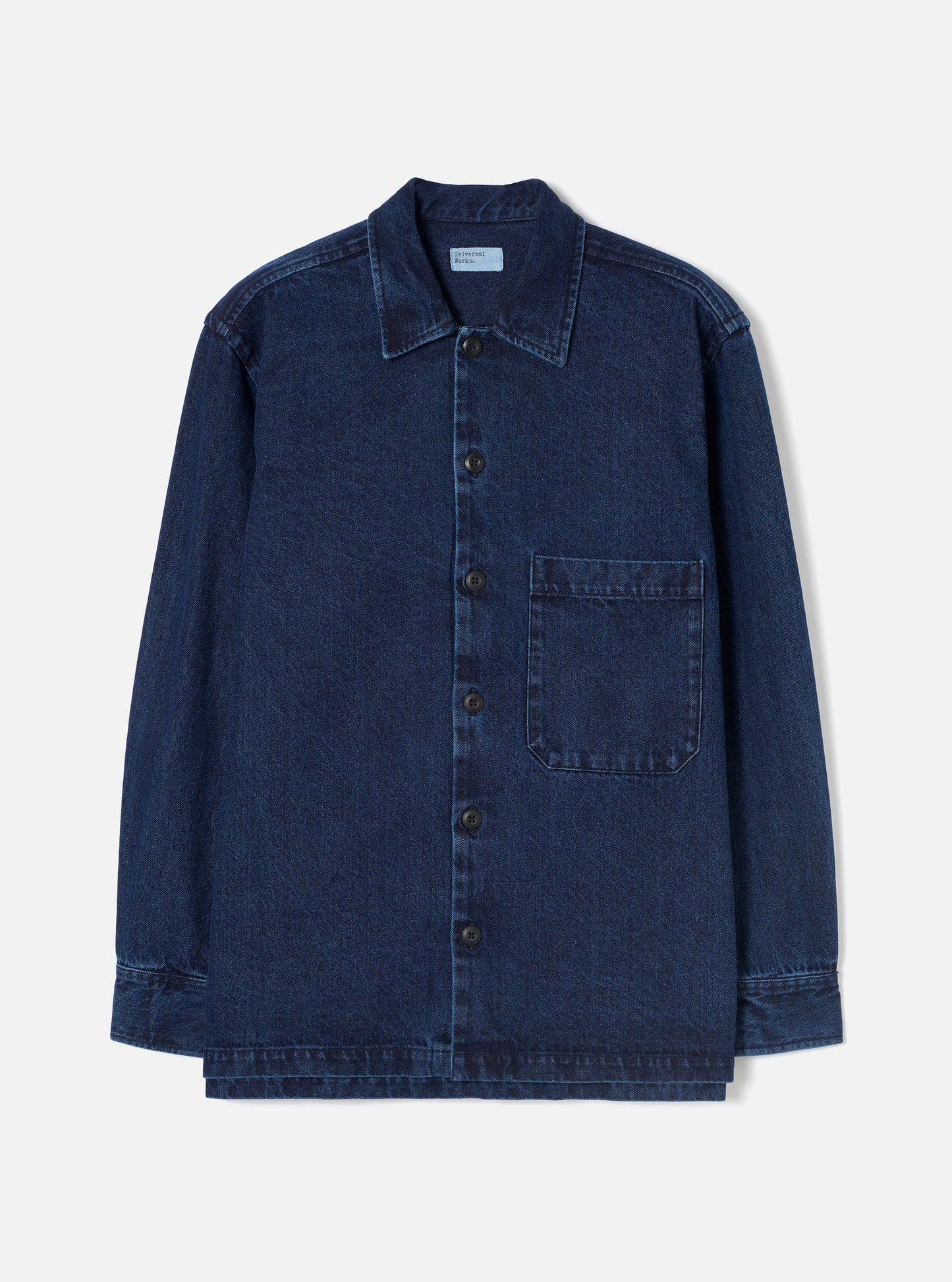 Universal Works Fatigue Shirt  - Indigo Work Denim