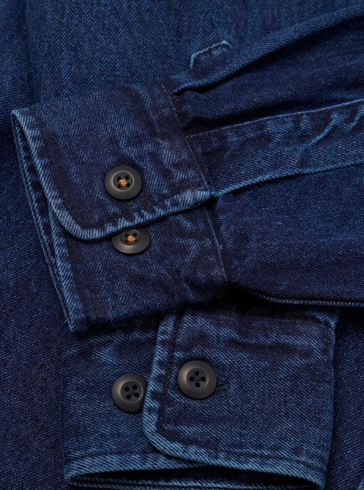 Universal Works Fatigue Shirt  - Indigo Work Denim