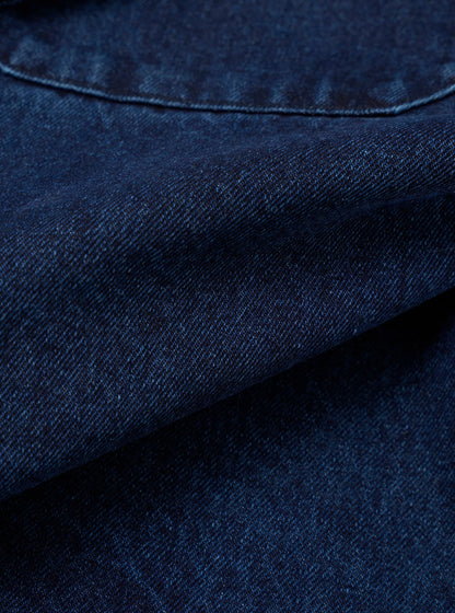 Universal Works Fatigue Shirt  - Indigo Work Denim