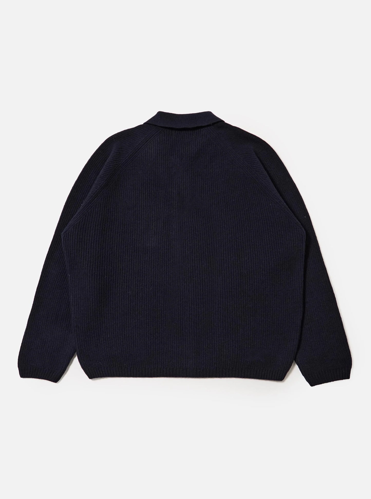 Universal Works Eco Wool Zip Cardigan Navy
