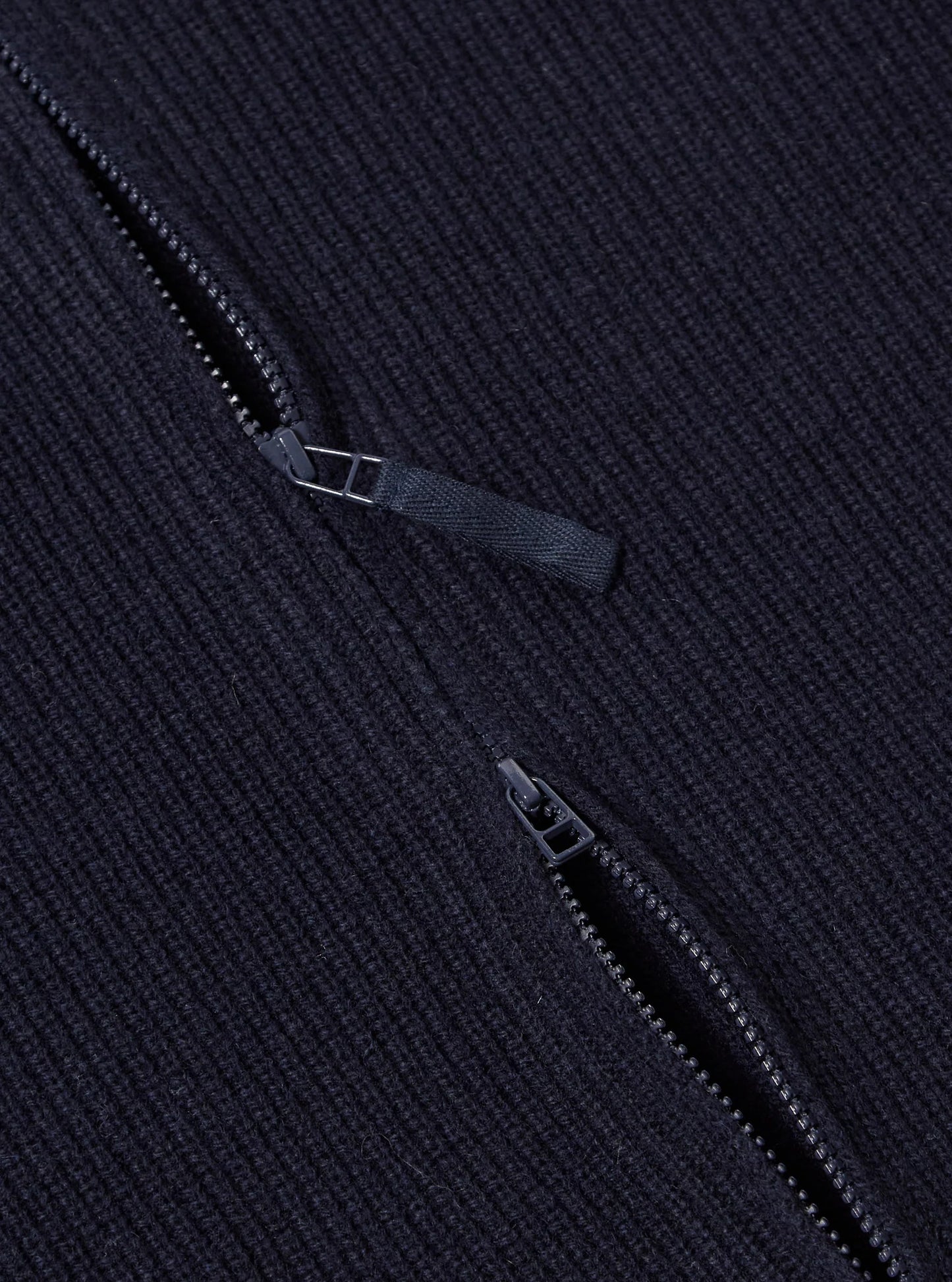 Universal Works Eco Wool Zip Cardigan Navy