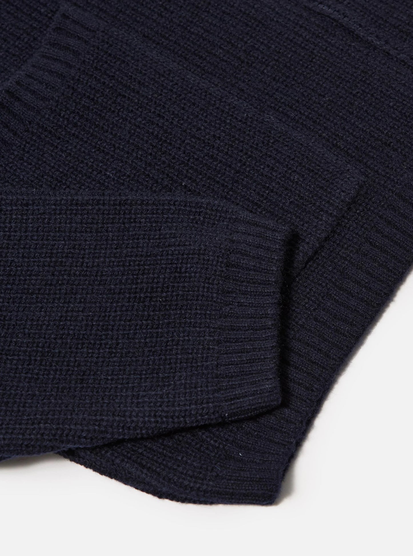 Universal Works Eco Wool Zip Cardigan Navy