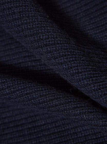 Universal Works Eco Wool Zip Cardigan Navy