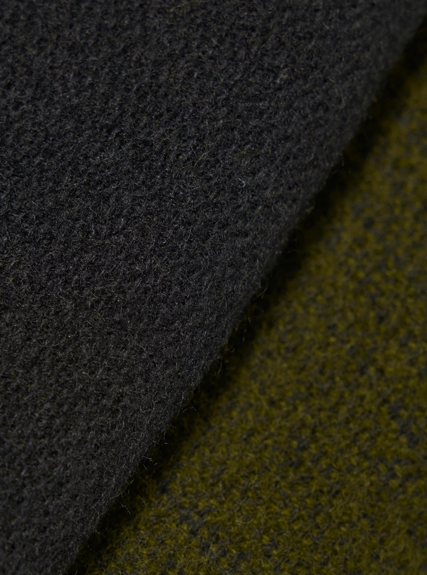 Universal Works Double Sided Scarf Green/Black