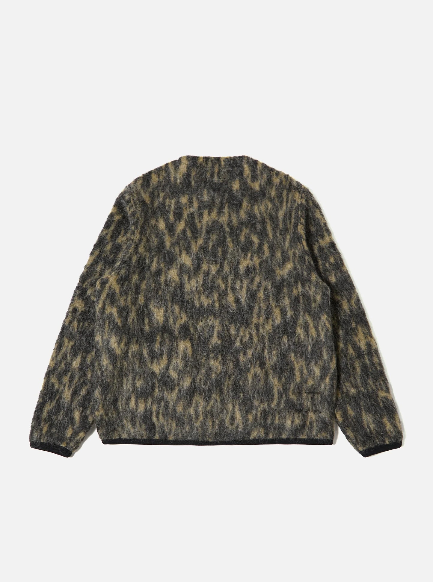Universal Works Fleece Cardigan Charcoal Dolce