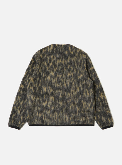 Universal Works Fleece Cardigan Charcoal Dolce