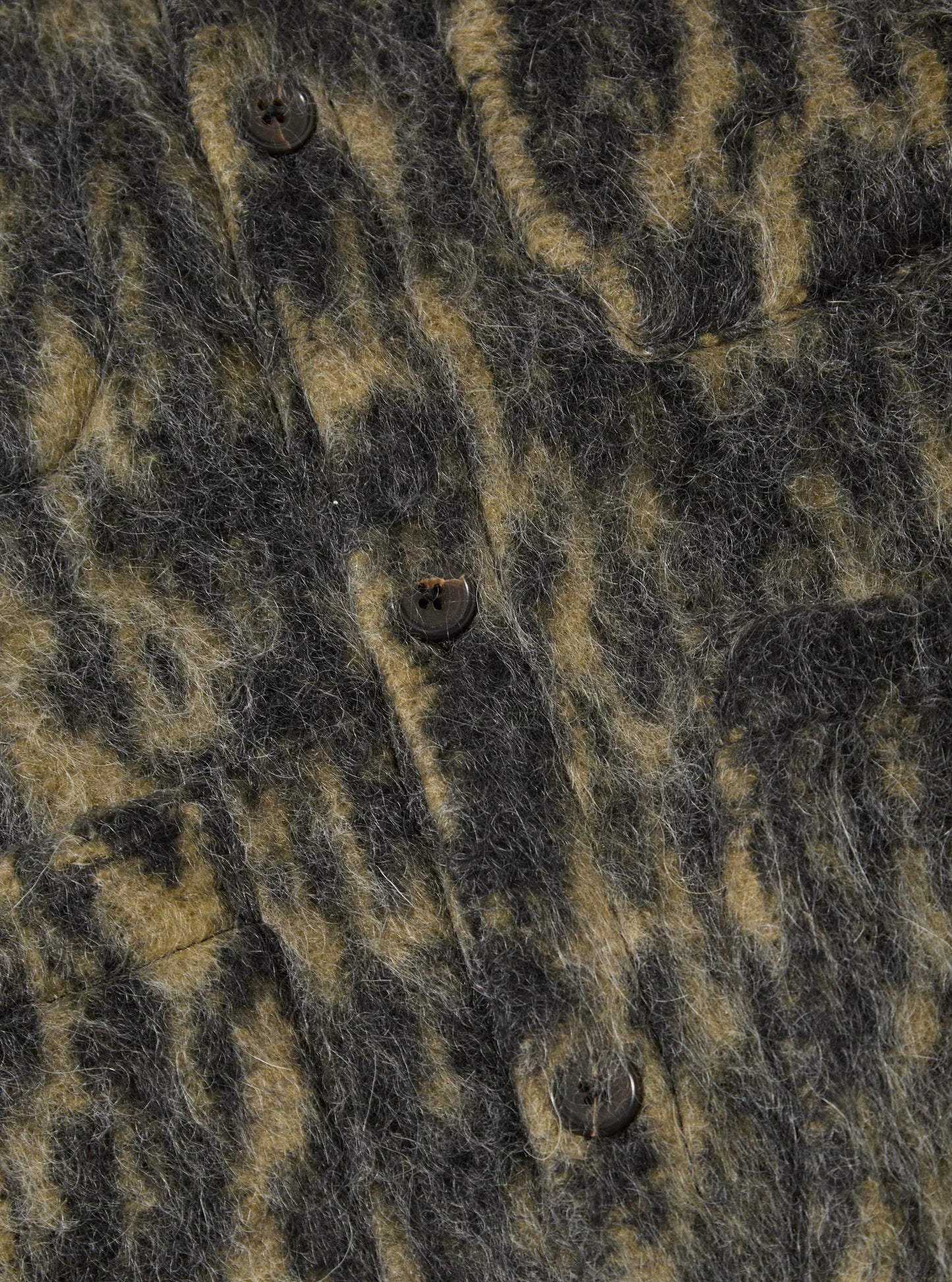 Universal Works Fleece Cardigan Charcoal Dolce