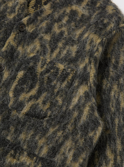 Universal Works Fleece Cardigan Charcoal Dolce