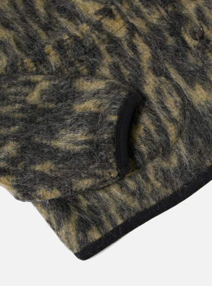 Universal Works Fleece Cardigan Charcoal Dolce