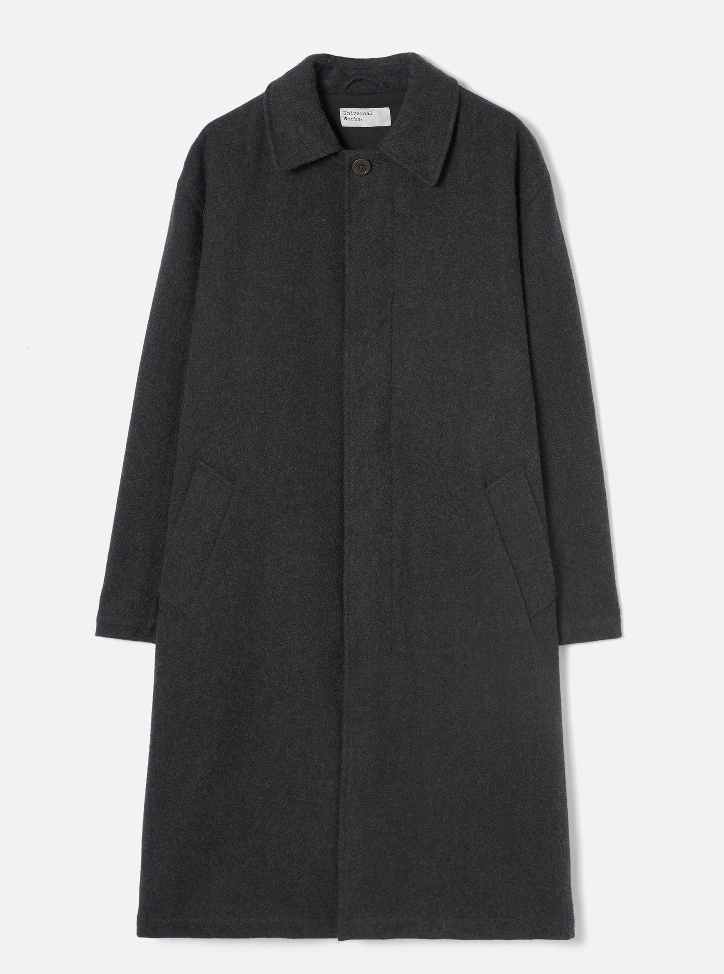 Universal Works Mowbray Mac Coat - Grey Marl