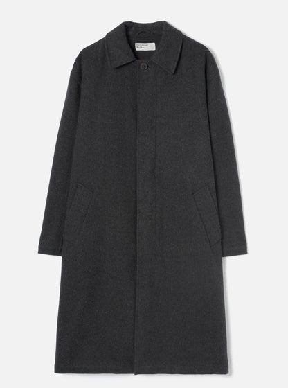 Universal Works Mowbray Mac Coat - Grey Marl