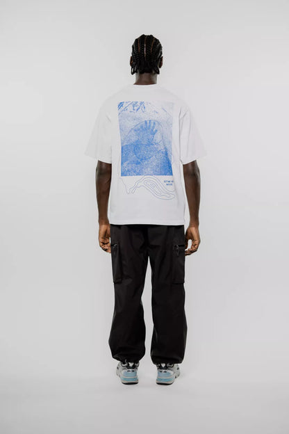 Elliker Rill Hand Print T-Shirt White