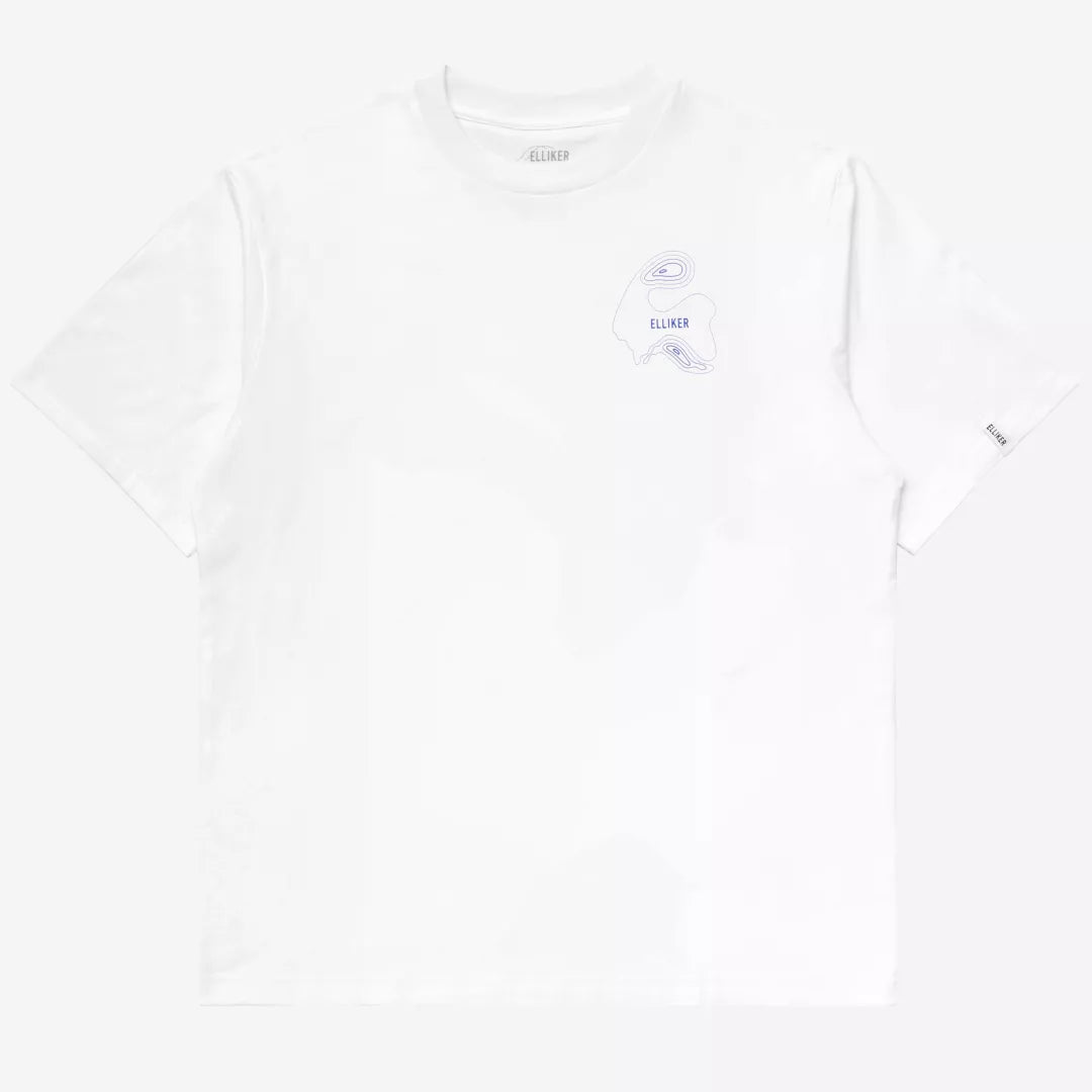 Elliker Rill Hand Print T-Shirt White