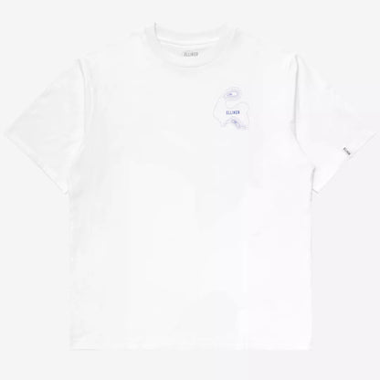 Elliker Rill Hand Print T-Shirt White