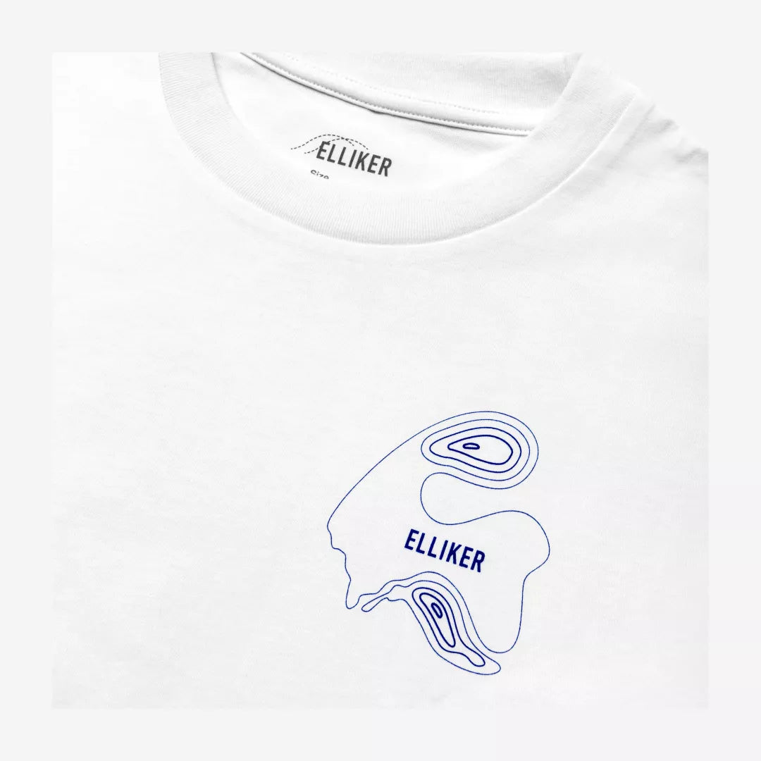 Elliker Rill Hand Print T-Shirt White