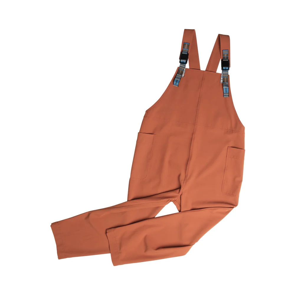 Kavu Womens San Blas Dungarees - Red Oak