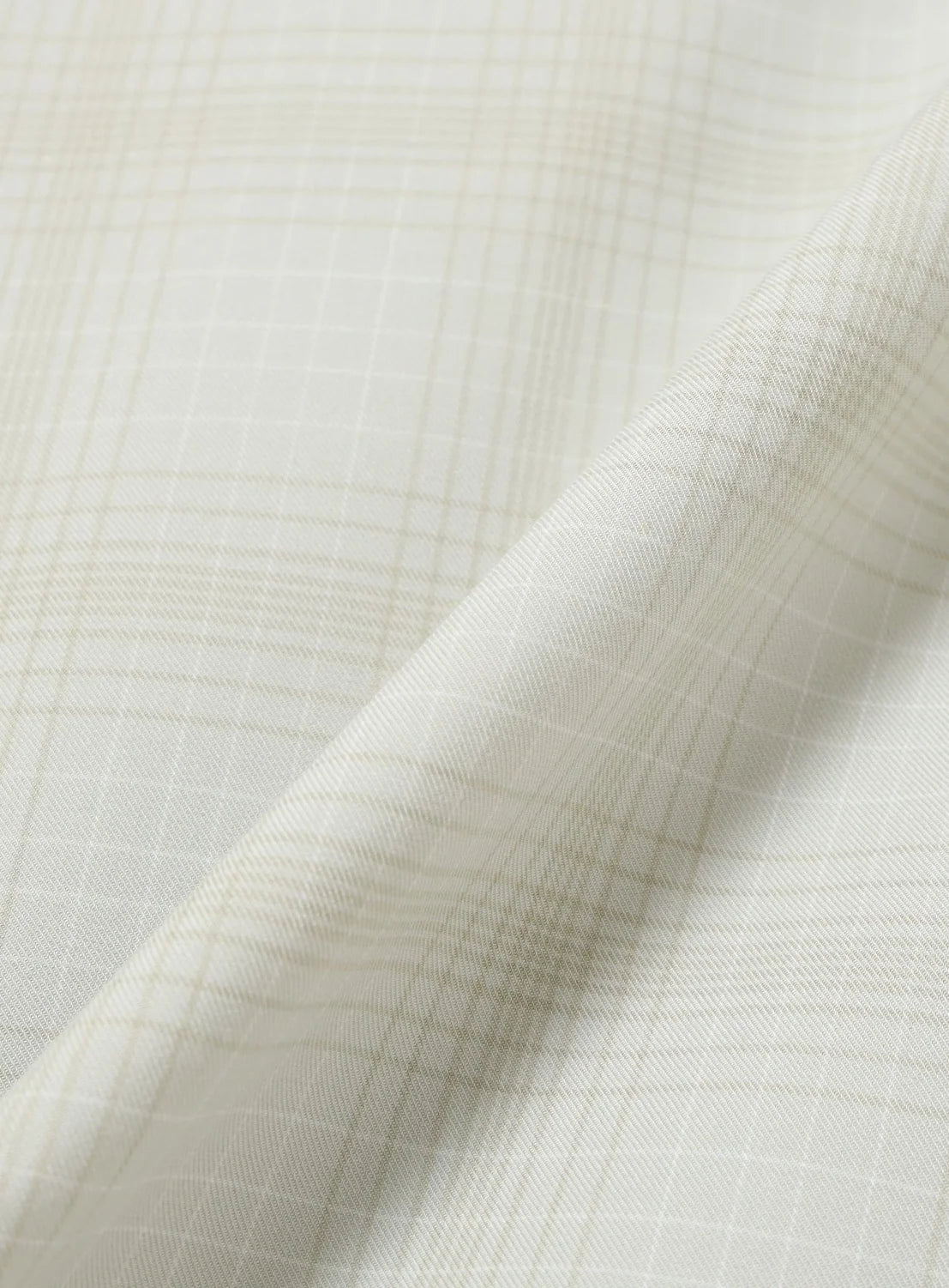BEAMS Shadow Check Shirt - Ivory