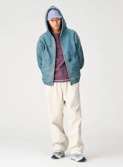BEAMS Basic Twill Easy Pants - Ivory