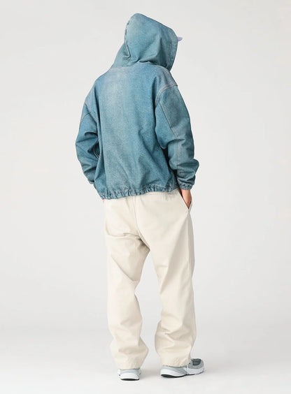 BEAMS Basic Twill Easy Pants - Ivory