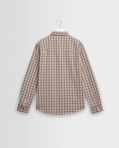 Wax Shelly L/S Dobby Check Ecru