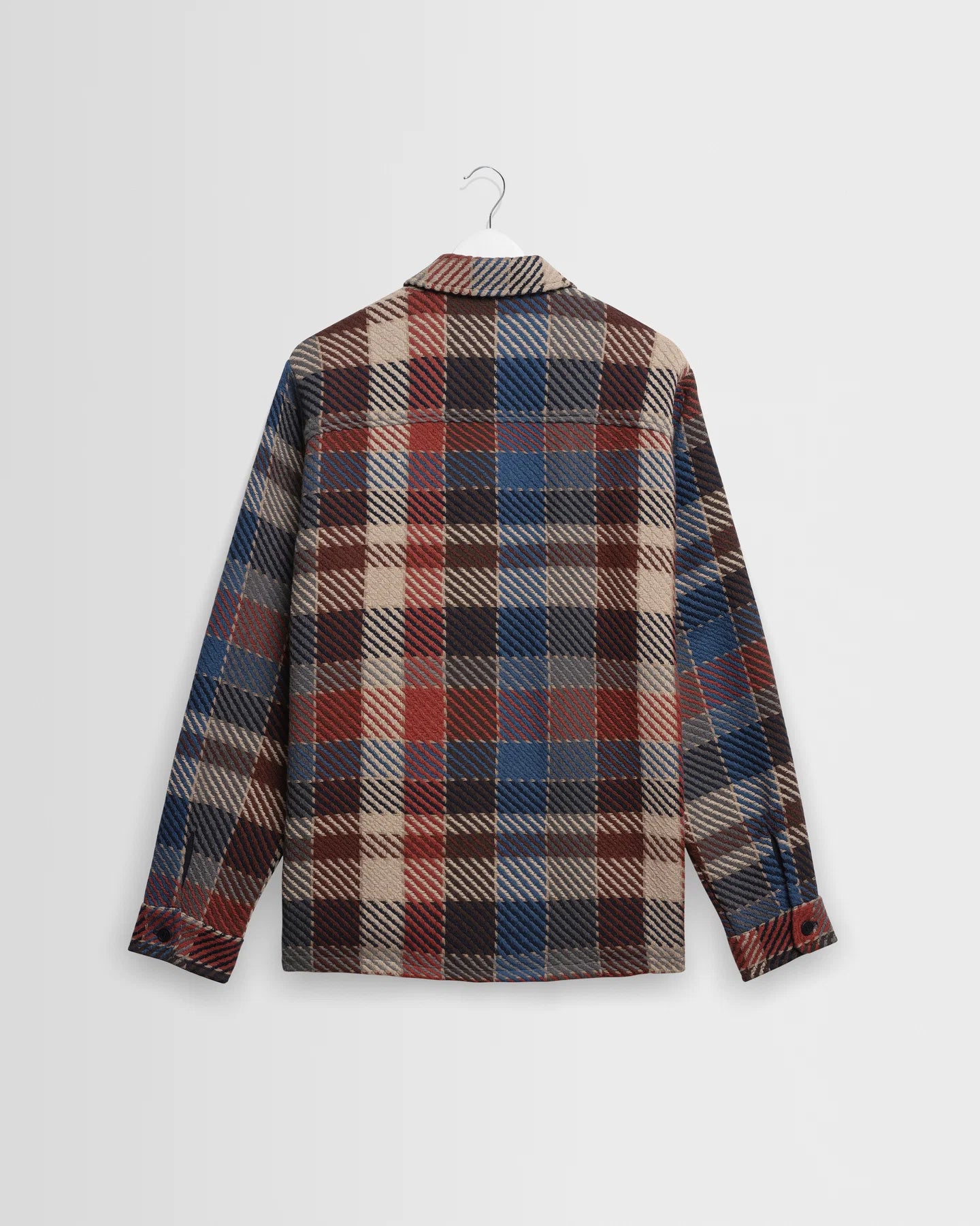 Wax Whiting Pike Check Overshirt - Rust And Multicolour