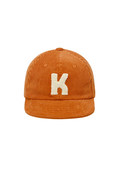 Kappy Designs Corduroy Logo Cap - Orange