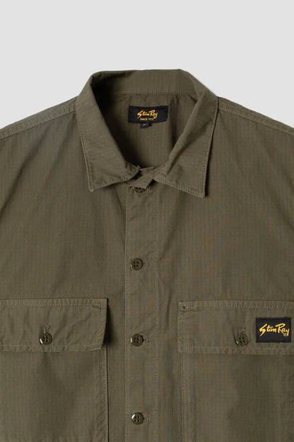 Stan Ray CPO Short Sleeve Shirt Olive Ripstop