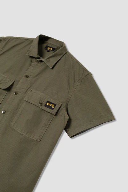 Stan Ray CPO Short Sleeve Shirt Olive Ripstop