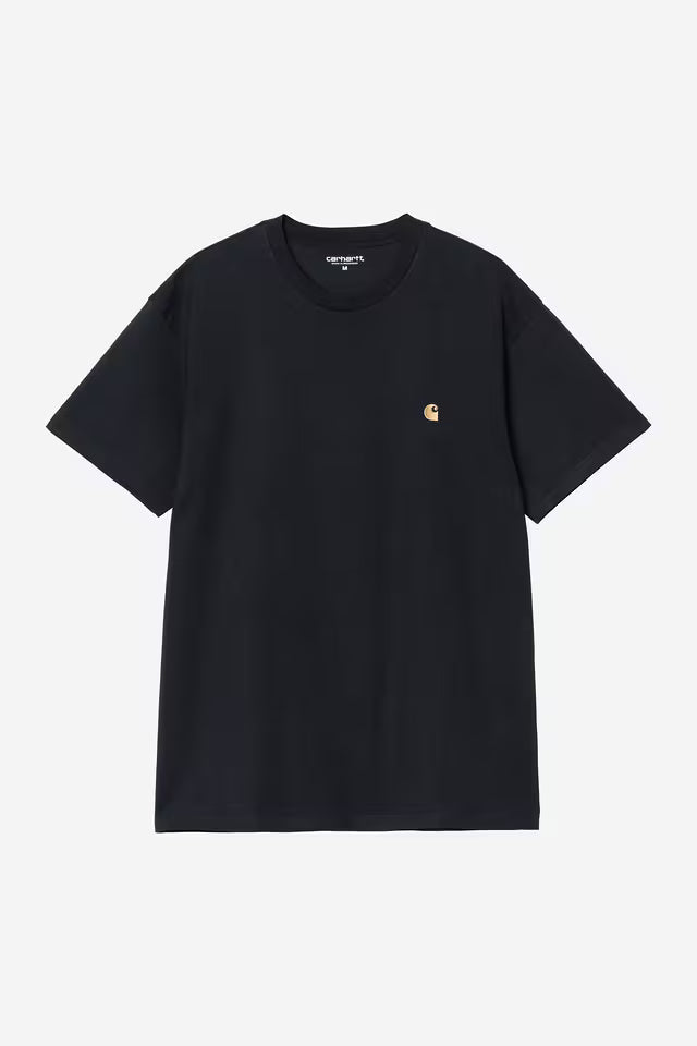 Carhartt WIP Chase T-Shirt Dark Navy / Gold