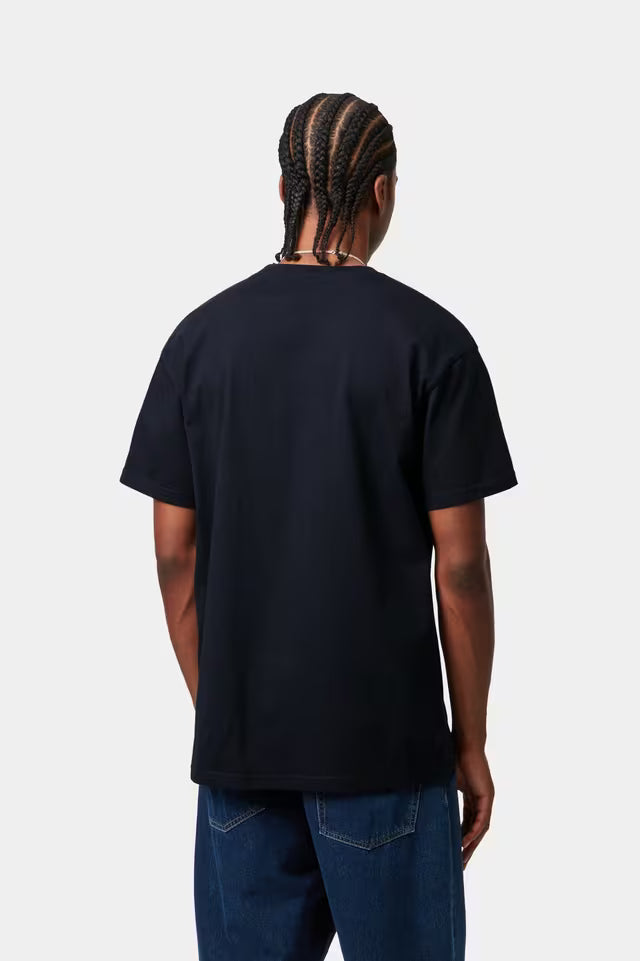 Carhartt WIP Chase T-Shirt Dark Navy / Gold