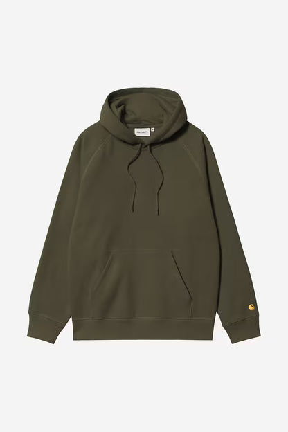 Carhartt WIP Hooded Chase Sweatshirt Olive/Gold