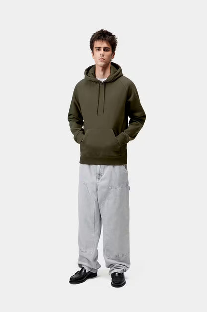 Carhartt WIP Hooded Chase Sweatshirt Olive/Gold