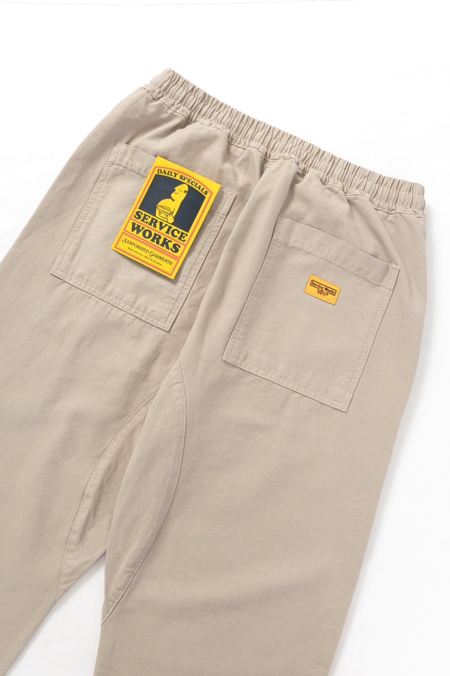 Service Works Classic Chef Pants - Stone